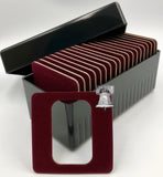 Air-tite Storage Box + Coin Holder Card for 20 Silver 1oz Bar + Capsule Case