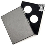 Air-tite Coin Holder Black Velvet Box Display Silver Insert Model A Storage Case - The Coin Digger