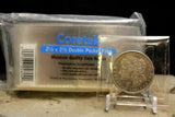 50 CORETEK 2.5x2.5 Silver & Gold Bar Holder NON VINYL Museum Storage Flip Case
