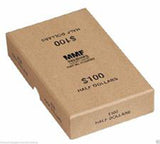 Half Dollar Coin Holder Roll BUFF Storage Box MMF Holds up to 10 Bank Rolls $100