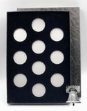 Air-tite Coin Holder Black Velvet Display Silver Insert Model A Storage Box Case - The Coin Digger