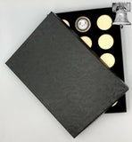 Air-tite Coin Holder Black Velvet Display Box Gold Insert Model A Storage Case - The Coin Digger