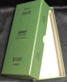 Dime Coin Roll GREEN Storage Box - MMF Holds up to 20 Rolls Wrappers DIMES