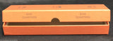 Quarter Coin Holder Roll ORANGE Storage Box MMF Holds up to 10 Rolls $100 Case