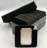 Air-tite Storage Box + Display Card for 20 1oz Silver Bar Coin Holder Capsule