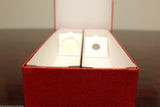 DOUBLE ROW Coin Holder Storage Box Case 10x4x2 for 2x2 Snap Flip Capsule Red