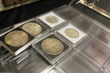 Coin Collector 3 Ring Binder Album & 2 Encap 2x2 Snap Capsule 20 Pocket Page
