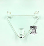 Easel Prop for Autograph Football or Ball Display Stand : Clear - Acrylic  5x1