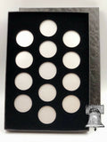 Air-tite Coin Holder Black Velvet Display Silver Insert Model A Storage Box Case - The Coin Digger