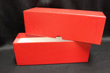 Coin Slab Storage Box RED Holds 2½ x 2½ Crown Paper Holder Flip or Slabs 2.5x2.5