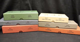 6 Assorted Coin Roll Tube Storage Boxes Bank Box 1c 5c 10c 25c 50c 1$ Rolls