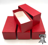 Coin Holder Storage Box 4.5x2x2 Red SINGLE ROW for 2x2 Flip Snap Case of CHOICE