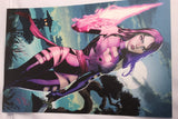 Psylocke Odagawa Autograph LARGE Comic Sketch Art POSTER 11x17 X-Men Marvel