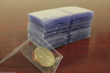 100 2X2 Frame A Coin Holder Submission Flip Non Vinyl Archival Double Pocket