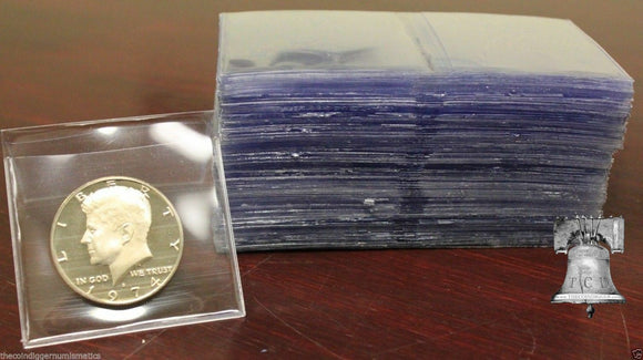 50 Coin Holder Submission Safe T Flip 2X2 No PVC Plastic Case Archival Safe - The Coin Digger