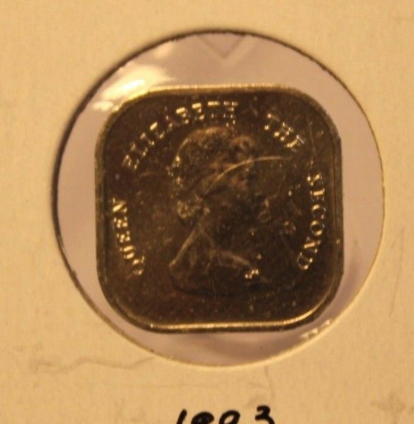 1993 Eastern Caribbean 2 Cent Proof Coin and Holder Thecoindigger World Estates - The Coin Digger