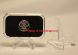 Display Stand Easel for Coin Capsule, Fossil, Medals Air-tite BLACK