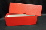 Coin Slab Storage Box RED Holds 2½ x 2½ Crown Paper Holder Flip or Slabs 2.5x2.5