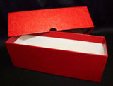 Coin Slab Storage Box RED Holds 2½ x 2½ Crown Paper Holder Flip or Slabs 2.5x2.5