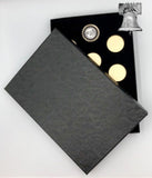 Air-tite Coin Holder Black Velvet Display Box Gold Insert Model A Storage Case - The Coin Digger