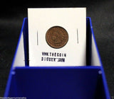Blue Coin Holder Plastic Storage Box Pro Grade for 2x2 Flips or Snaps - The Coin Digger
