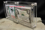 Currency Display Banknote Bundle Strap Case Acrylic Frame Holder Armored Brand - The Coin Digger