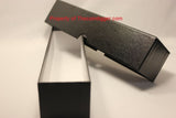 BCW Coin Holder Storage Box 9x2x2 Single Row Heavy Duty Flip Snap Capsule Black