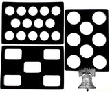 Air-tite PB5 Coin Holder Display Card Capsule Insert Model A H & 1oz Silver Bar