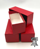 Coin Holder Storage Box 4.5x2x2 Red SINGLE ROW for 2x2 Flip Snap Case of CHOICE