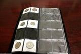 Whitman Coin Holder Stock Book 80 Pocket Album 2x2 Storage Case Folder