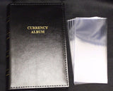 Lighthouse Currency Album Binder Modern Banknote + 20 Semi Rigid Topload Holder - The Coin Digger