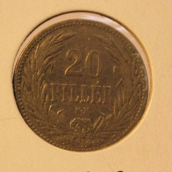1893 Hungary 20 Filler Nickel Coin with Holder thecoindigger World Coins Estates