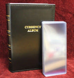Lighthouse Currency Album Binder Modern Banknote + 20 Rigid Topload Holder Case - The Coin Digger