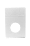 25 BCW Display Slab INSERTS White Foam Coin Holder