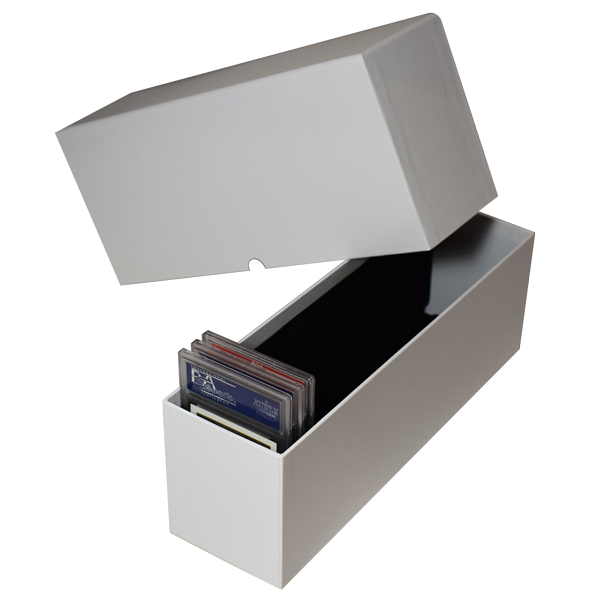 PSA Slotted Graded Card Storage Holder Container GH White Box Holds 25