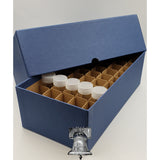 Nickel Cent Tube Storage Box Coin Holder Heavy Duty + 50 Clear Case Tubes