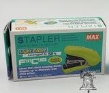 MAX Flat Clinch Stapler Style Coin Holder Sealer HD-10FL Red + Removes Staples