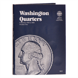 Whitman Album : Cent, Nickels, Dimes, Quarters, Eisenhower, Silver Large Dollars and More