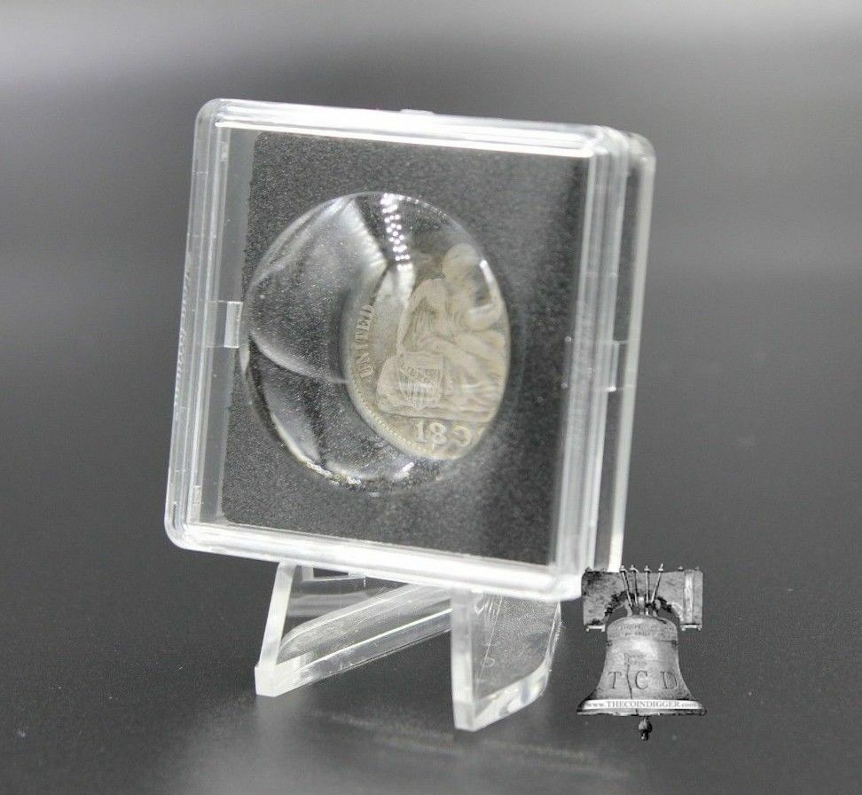 MAGNICAP 2x2 Coin Holder Capsule Magnifier 14mm-20mm Lighthouse
