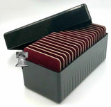 Air-tite Storage Box + 20 Coin Holder Red Velvet Display Card Case + Model A Capsule