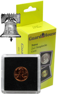 Guardhouse Tetra Capsule Case 2x2 Coin Holder Snap Lock 9 US Mint Sizes