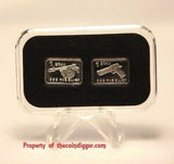 Air-tite Direct Fit Capsule Holder for 1 GRAM Silver Bar Acrylic Case Airtite