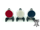 TCD Red White Blue Black Coin Holder Capsule Case 1 Gram Silver Gold Bar & Black or Clear Display Stand