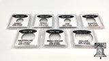 BCW Coin Holder Snap + Red Single Row Storage Box 4.5x2x2 Case
