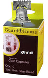 Direct Fit GUARDHOUSE Coin Capsule Holders (Choice) - The Coin Digger