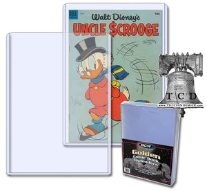 1 BCW Golden Age Comic Book Holder 38-55 Topload 8x11x5mm Plastic Rigid Case - The Coin Digger