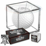 Golf Ball Holder Display Square Case BCW 2x2x2 Stackable Cube Stand Protector