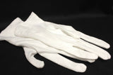 Inspection Gloves Coin Silver Jewelry HEAVY DUTY White Cotton MEDIUM