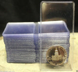 100 Double Pocket 2x2 Coin Flip Holder Vinyl 7mil Thick Guardhouse Storage Flips