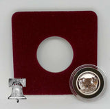 Air-tite Coin Holder Red Velvet Display Card Insert + Model A Capsule Case 10-19mm